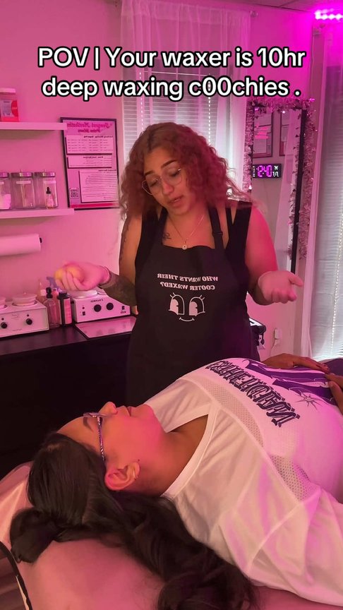 Treatment room conversations after a long day of waxing